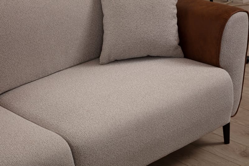 Rebelo 3-Pers. Sovesofa - Beige - Sovesofaer