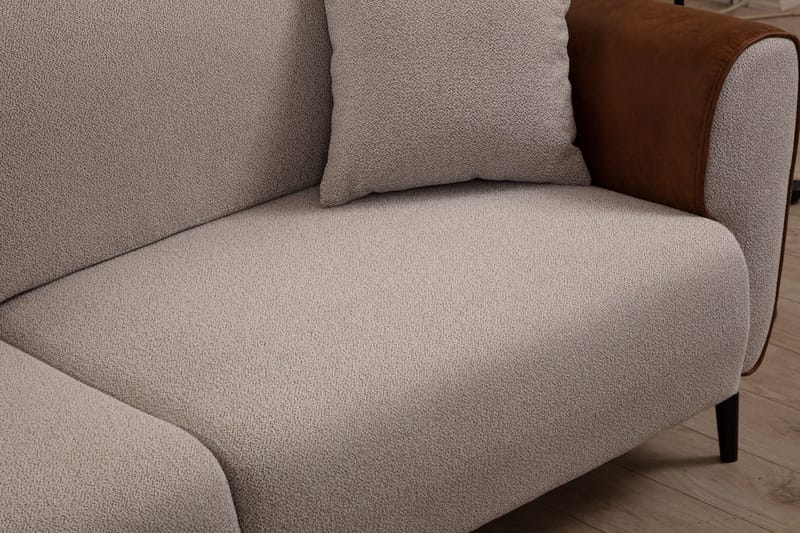 Rebelo 3-Pers. Sovesofa - Beige - Møbler - Sofaer - Sovesofaer