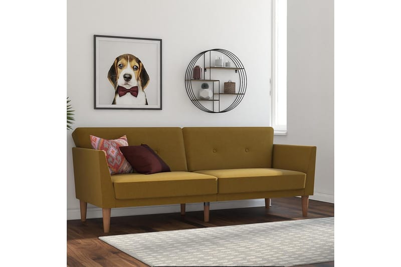 Regal 2-personers Sovesofa Gul - Novogratz - Møbler - Sofaer - Sovesofaer