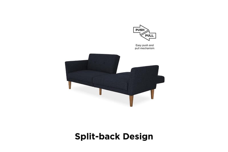 Regal 2-personers Sovesofa Marineblå - Novogratz - Møbler - Sofaer - Sovesofaer