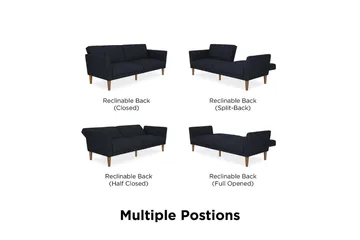 Regal 2-personers Sovesofa Marineblå - Novogratz - Møbler - Sofaer - Sovesofaer
