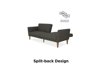 Regal 2-personers Sovesofa Mørkgrå - Novogratz - Møbler - Sofaer - Sovesofaer