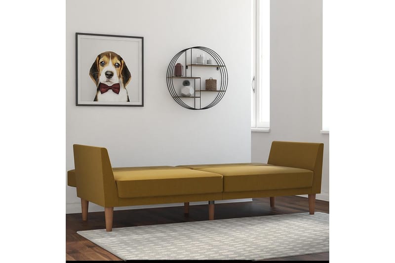 Regal 2-personers Sovesofa Gul - Novogratz - Møbler - Sofaer - Sovesofaer