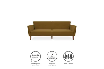 Regal 2-personers Sovesofa Gul - Novogratz - Møbler - Sofaer - Sovesofaer
