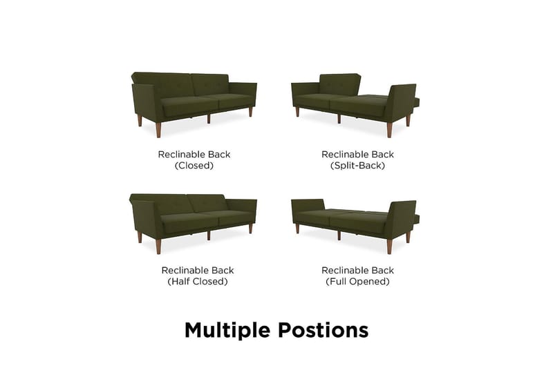 Regal 2-personers Sovesofa Grøn - Novogratz - Møbler - Sofaer - Sovesofaer