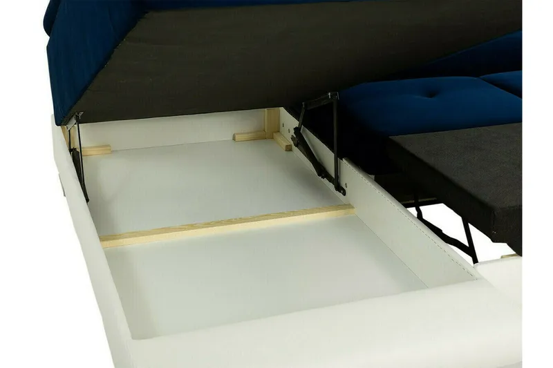 Reginia 3-sits Hörnbäddsoffa Ljusgrå - Møbler - Sofaer - Sovesofaer