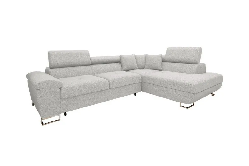 Reginia 3-sits Hörnbäddsoffa NO_BRAND Ljusgrå, undefined