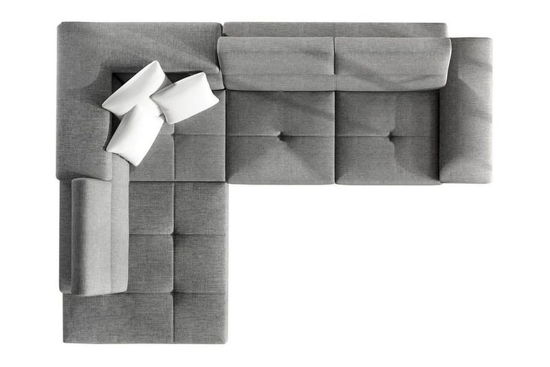 Reginia 3-sits Hörnbäddsoffa NO_BRAND White - Møbler - Sofaer - Sovesofaer
