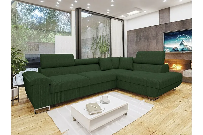 Reginia 3-personers Hjørnesovesofa - Møbler - Sofaer - Sovesofaer