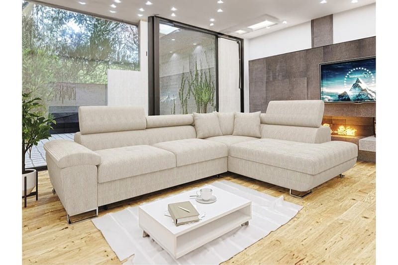 Reginia 3-personers Hjørnesovesofa - Møbler - Sofaer - Sovesofaer