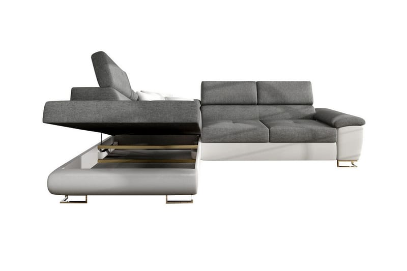 Reginia 3-personers Hjørnesovesofa - Lysegrå - Møbler - Sofaer - Sovesofaer