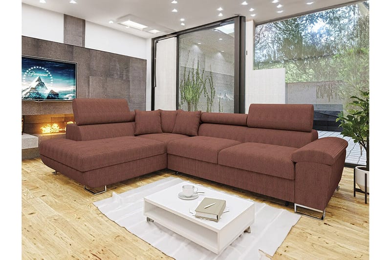 Reginia 3-personers Hjørnesovesofa - Møbler - Sofaer - Sovesofaer