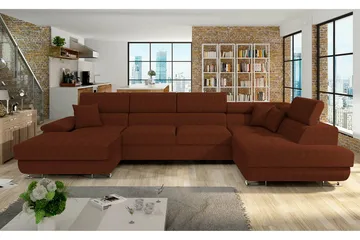 Reginia 4-personers Hjørnesovesofa - Møbler - Sofaer - Sovesofaer