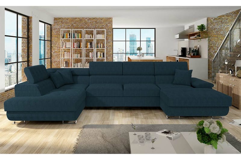 Reginia 4-personers Hjørnesovesofa - Møbler - Sofaer - Sovesofaer