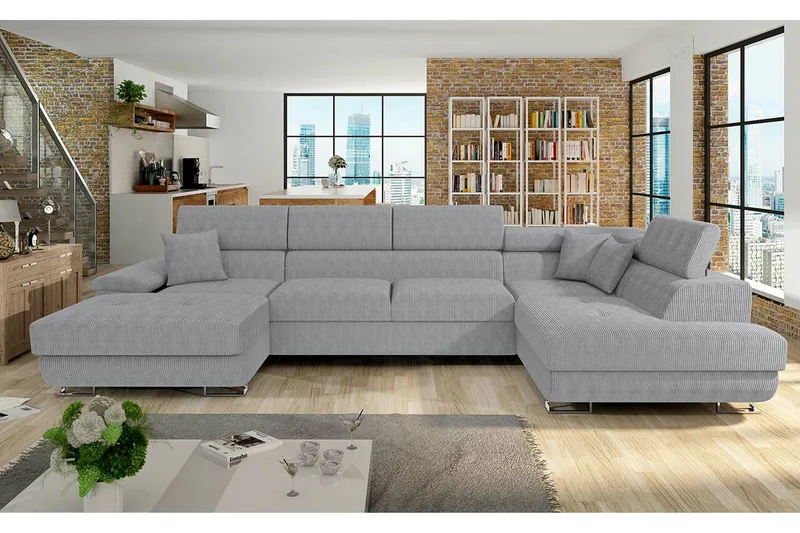 Reginia 4-personers Hjørnesovesofa - Møbler - Sofaer - Sovesofaer