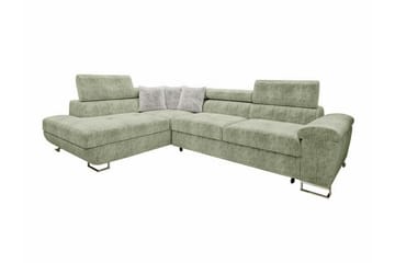 Reginia 4-personers Hjørnesovesofa - Lysegrøn - Møbler - Sofaer - Sovesofaer