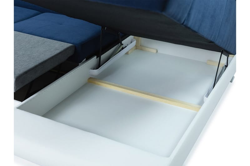 Reginia 4-personers Hjørnesovesofa - Lysegrå - Møbler - Sofaer - Sovesofaer