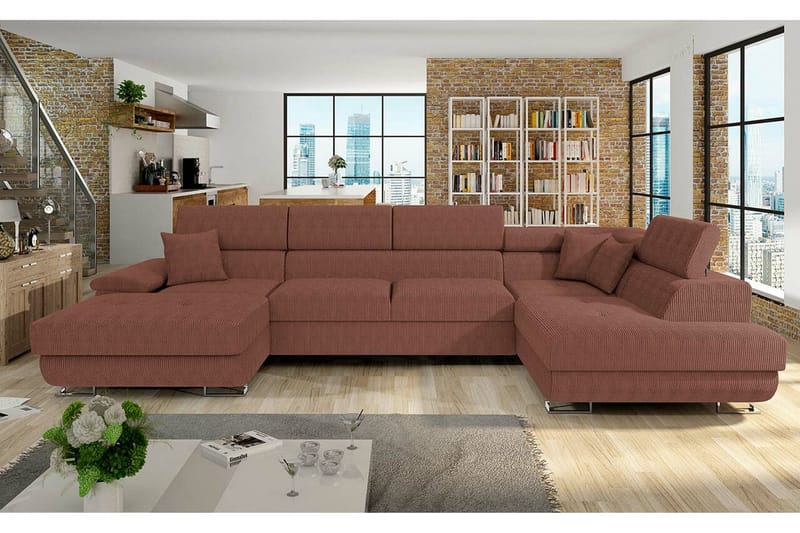 Reginia 4-personers Hjørnesovesofa - Møbler - Sofaer - Sovesofaer