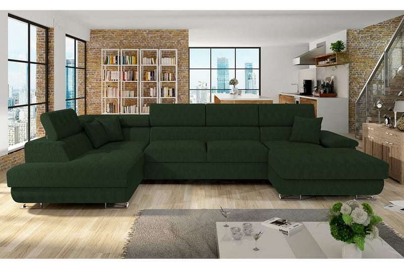 Reginia 4-personers Hjørnesovesofa - Møbler - Sofaer - Sovesofaer