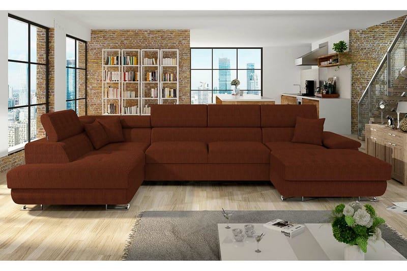 Reginia 4-personers Hjørnesovesofa - Møbler - Sofaer - Sovesofaer