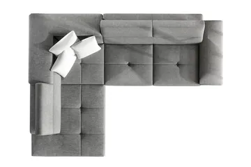 Reginia Hjørnesofa Højre - Grå - Møbler - Sofaer - Sovesofaer