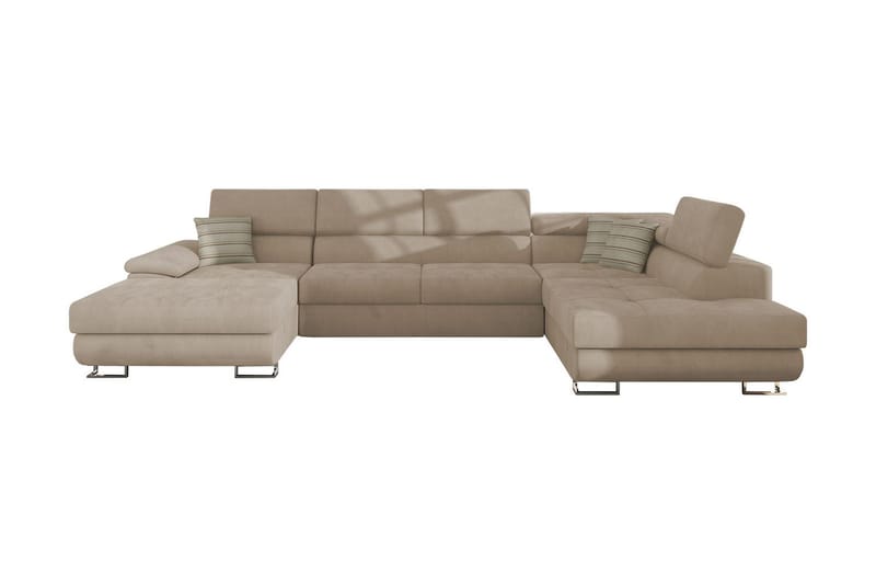 Reginia Hjørnesovesofa Højre - Sovesofaer - Velour sofaer