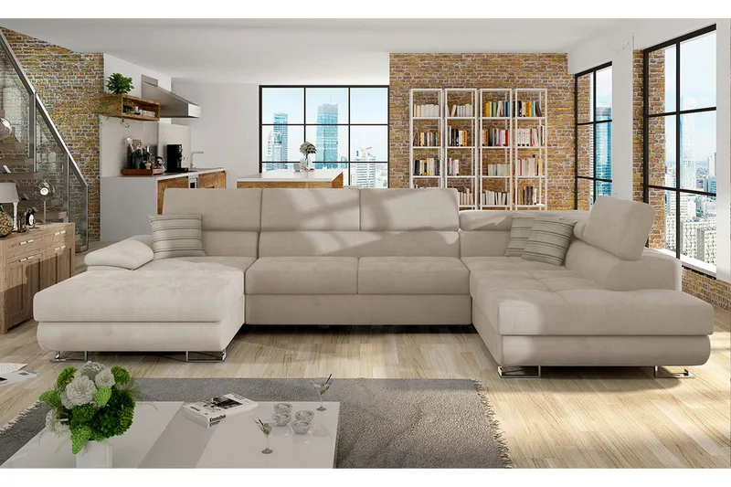 Reginia Hjørnesovesofa Højre - Møbler - Sofaer - Sovesofaer