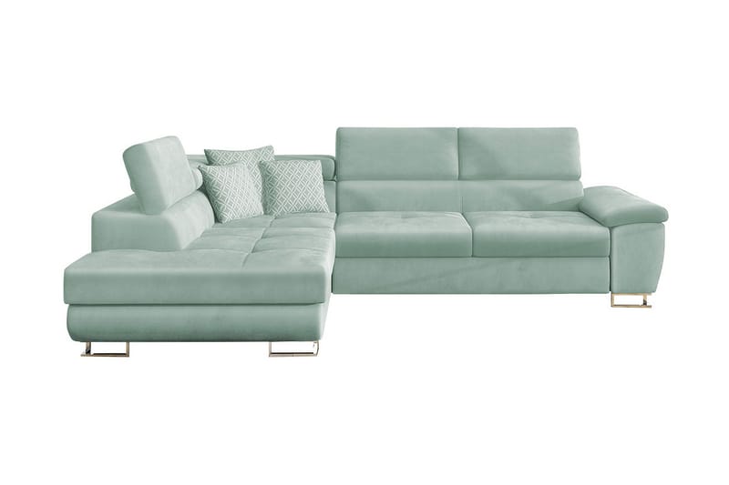 Reginia Hjørnesovesofa - Sovesofaer - Velour sofaer