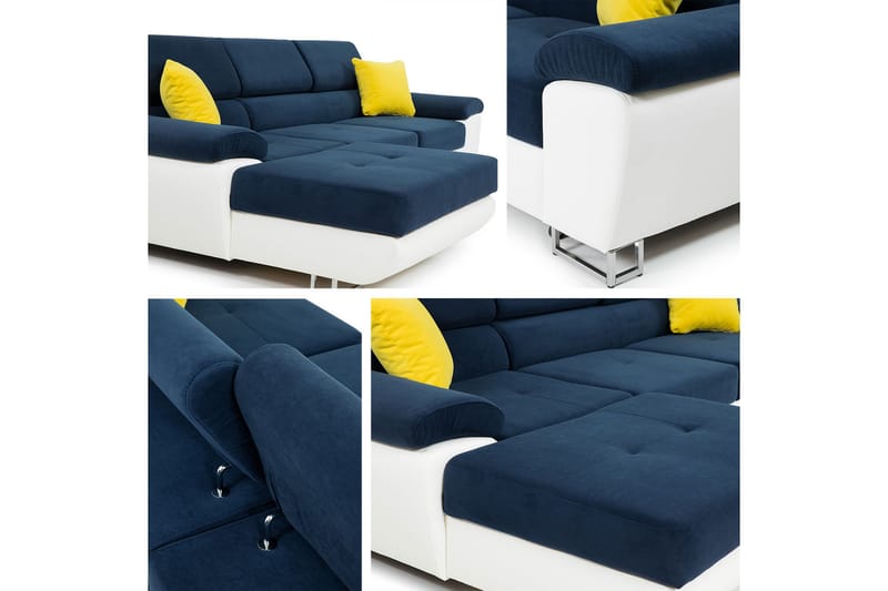 Reginia Mini Sovesofa m. Chaiselong L-formet - Sovesofaer - Sovesofa chaiselong