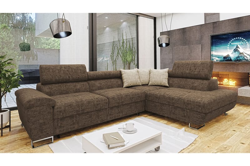 Reginia Sovesofa m. Chaiselong L-formet - Møbler - Sofaer - Sovesofaer