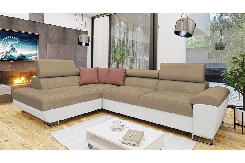 Reginia Sovesofa m. Chaiselong L-formet - Møbler - Sofaer - Sovesofaer