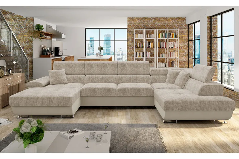 Reginia Sovesofa m. To Chaiselonger - Møbler - Sofaer - Sovesofaer