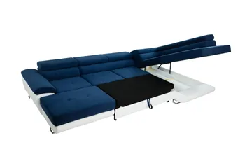 Reginia Sovesofa Med Divan Og Chaiselong 4-Personers - Grøn - Møbler - Sofaer - Sovesofaer