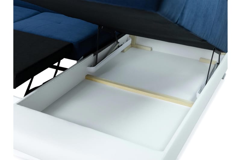 Reginia Sovesofa Med Divan Og Chaiselong 4-Personers - Grøn - Møbler - Sofaer - Sovesofaer