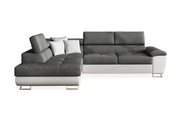 Reginia U-sovesofa - Hvid/Grå - Møbler - Sofaer - Sovesofaer