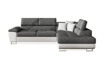 Reginia U-sovesofa - Hvid/Grå - Møbler - Sofaer - Sovesofaer