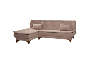 Riversdale Sovesofa med Chaiselong 4-personers - Grå - Møbler - Sofaer - Sovesofaer