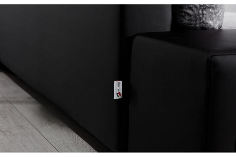 Rodeche 3-personers Sovesofa med Chaiselong og Opbevaring - Lysegrå - Møbler - Sofaer - Sovesofaer