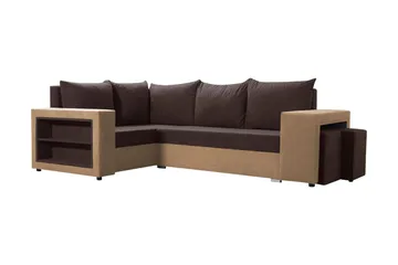 Roma M Hjørnesovesofa - Brun - Møbler - Sofaer - Sovesofaer