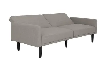 Room Essential 2-personers Sovesofa Lys linnedgrå - Dorel Home - Møbler - Sofaer - Sovesofaer - 2 personers sovesofa