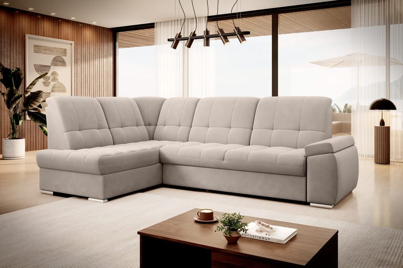 Sajana Sovesofa med Chaiselong 3-personers, Beige