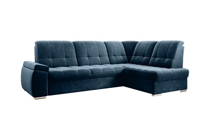 Sajana Sovesofa med Chaiselong 3-personers, Mørkeblå