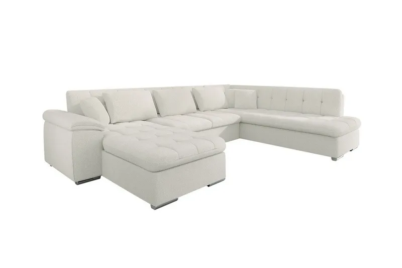 Sakri 5-sits Hörnbäddsoffa NO_BRAND White, undefined