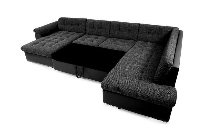 Sakri 5-personers Hjørnesovesofa - Lysegrå - Møbler - Sofaer - Sovesofaer