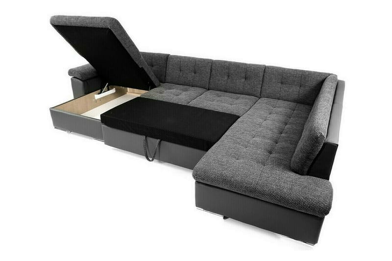 Sakri 5-personers Hjørnesovesofa - Mørkegrøn - Møbler - Sofaer - Sovesofaer