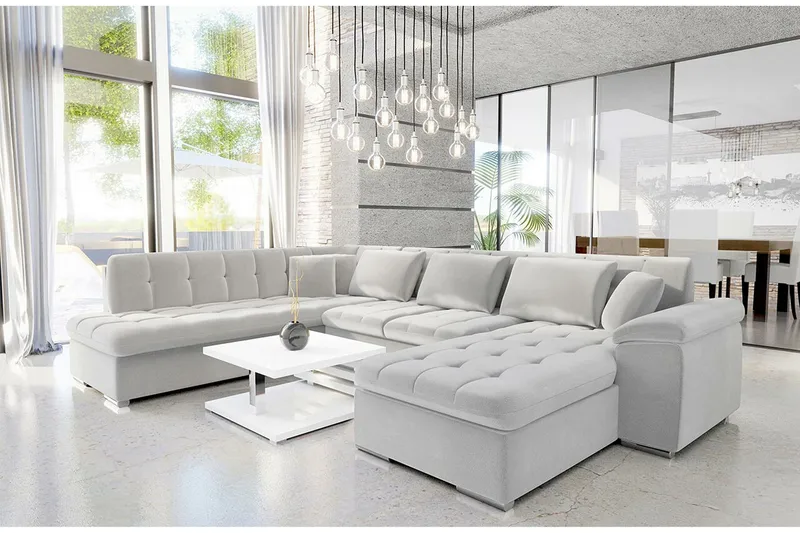 Sakri 5-personers Hjørnesovesofa - Møbler - Sofaer - Sovesofaer