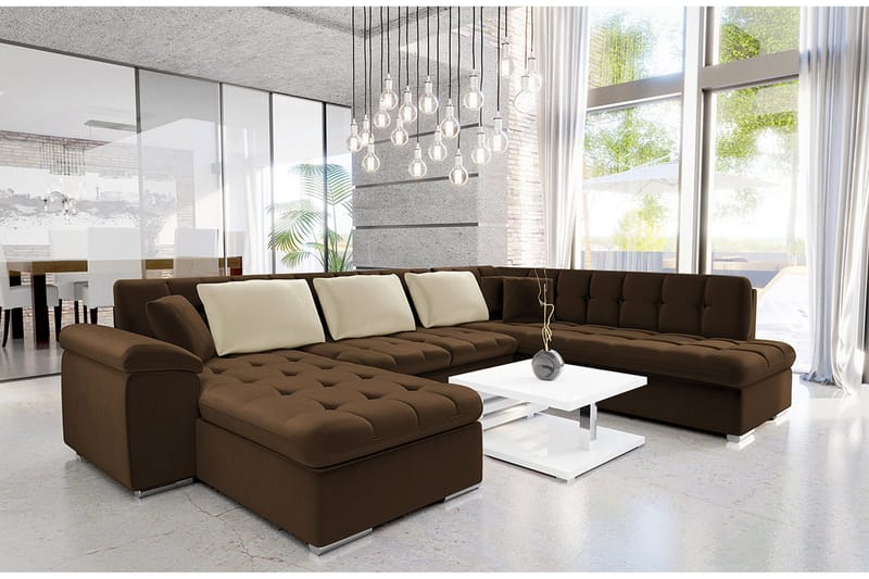 Sakri 5-personers Hjørnesovesofa - Møbler - Sofaer - Sovesofaer