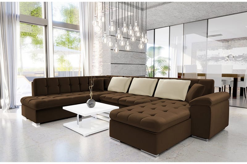 Sakri 5-personers Hjørnesovesofa - Møbler - Sofaer - Sovesofaer