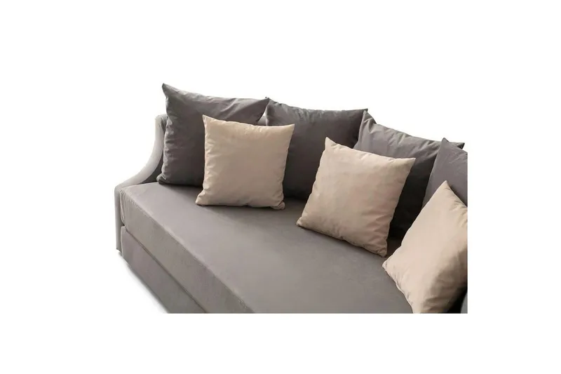 Salrican Sovesofa 3-personers - Grå - Møbler - Sofaer - Sovesofaer