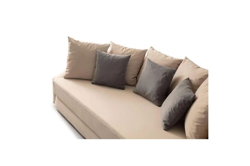 Salrican Sovesofa 3-personers - Cremehvid - Møbler - Sofaer - Sovesofaer